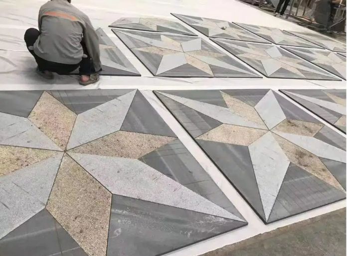 medallion floor tiles china granite waterjet tile