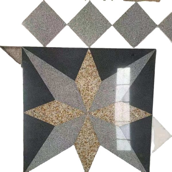 medallion floor tiles china granite waterjet tile