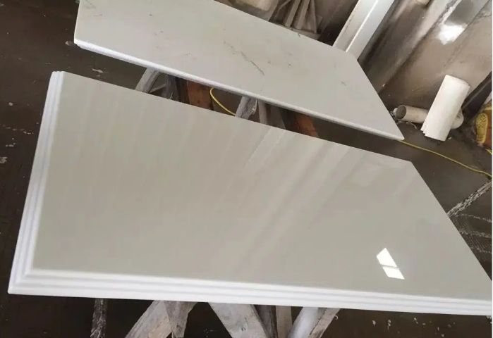 nano crystallized glass stone panel pure white artificial stone