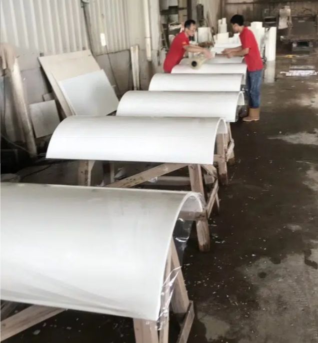 nano crystallized glass stone panel pure white artificial stone