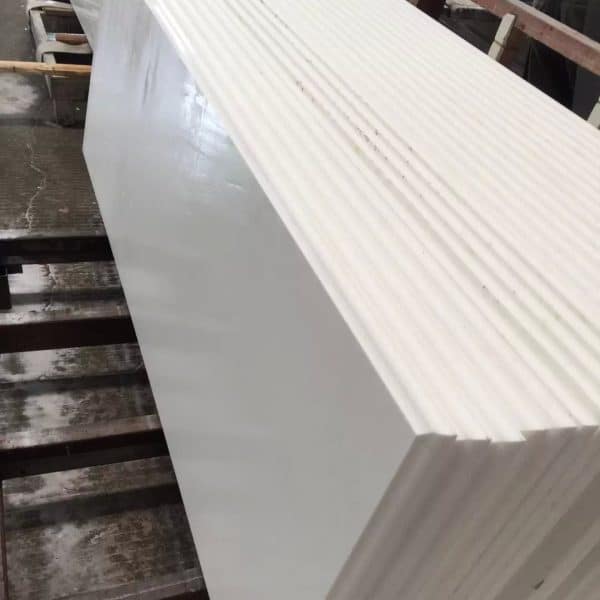 nano crystallized glass stone panel pure white artificial stone