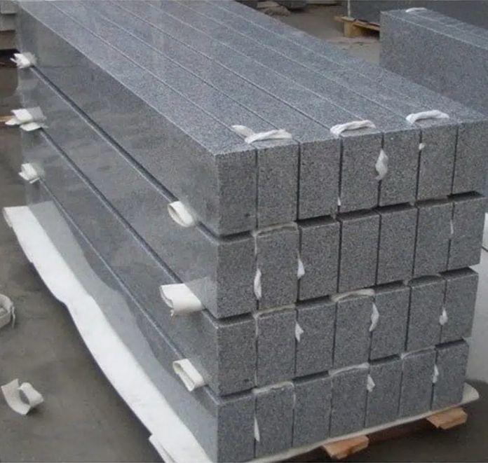 outdoor paving G654 kerbstone granite palisade