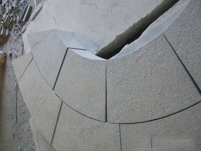 outdoor paving G654 kerbstone granite palisade
