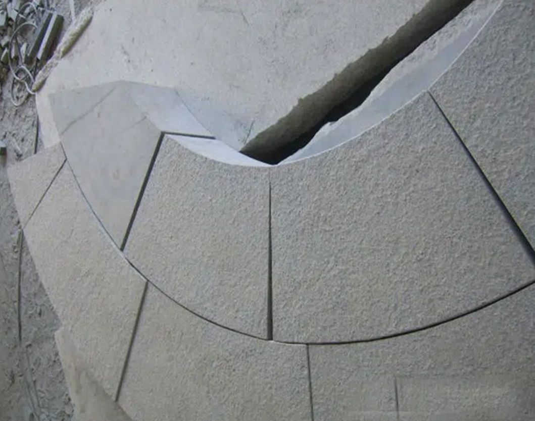 outdoor paving G654 kerbstone granite palisade