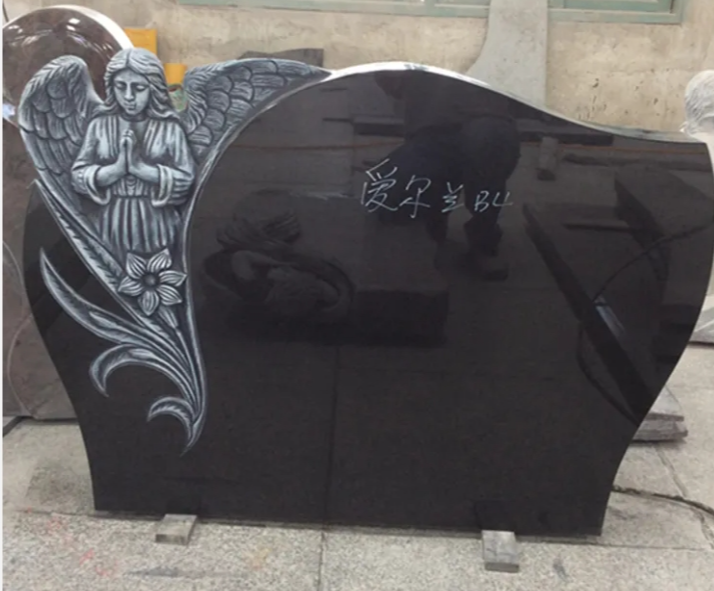 Shanxi Black Headstone Tombstone On Sale