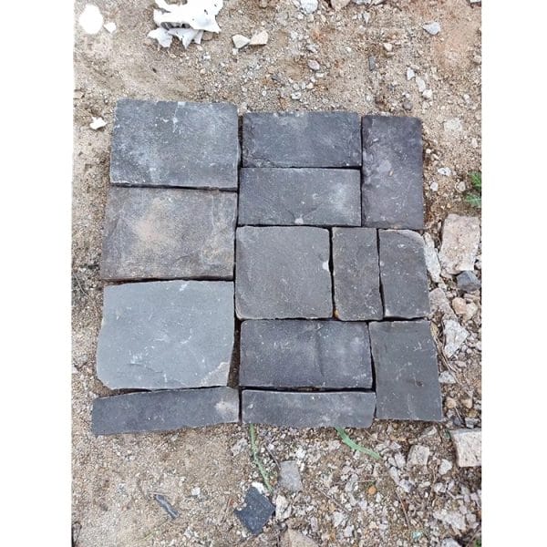 stone driveway paving black cobblestone paver