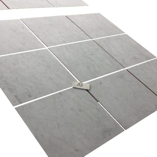 white carrara marble Thin Slab Marble Fooring