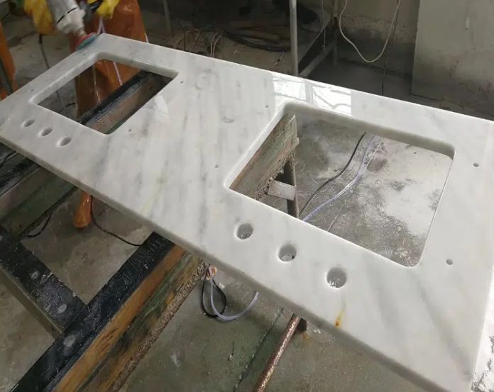 white granite countertop worktop kitchentop