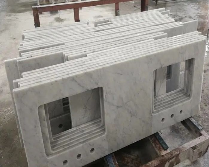 white granite countertop worktop kitchentop