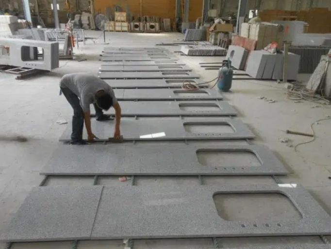 white granite countertop worktop kitchentop