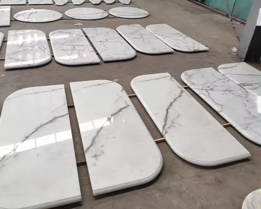 white marble supplier polished star white marble tile