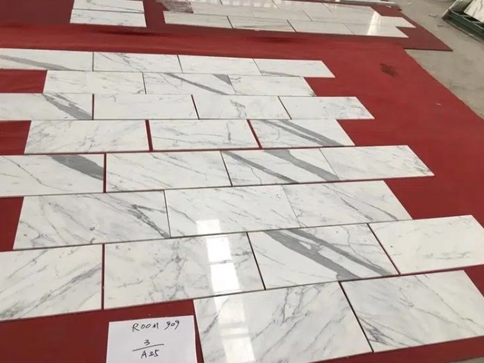 white marble supplier polished star white marble tile