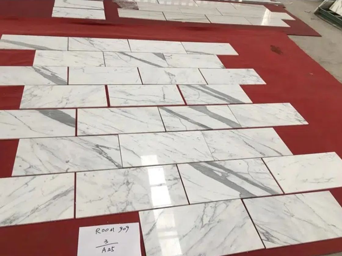white marble supplier polished star white marble tile